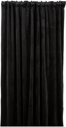 Anna Curtain Length Home Textiles Curtains Long Curtains Black Boel & Jan