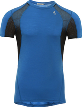 Aclima Aclima Men's LightWool 140 Sports T-shirt Daphne/Jet Black Kortärmade träningströjor S