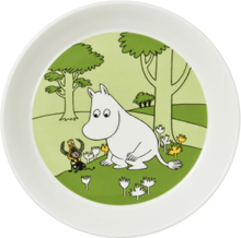 Moomin Plate Ø19Cm Moomintroll Home Tableware Plates Small Plates Multi/patterned Arabia