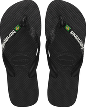 Havaianas Men's Brasil Logo Black/Black Sandaler 41/42
