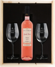 Set regalo Luc Pirlet Syrah - Rosé - Bicchieri Incisi