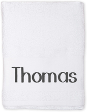 Asciugamano ricamato personalizzato - Bianco
