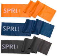 Spri Flat Band Kit Accessories Sports Equipment Workout Equipment Resistance Bands Multi/mønstret Spri*Betinget Tilbud