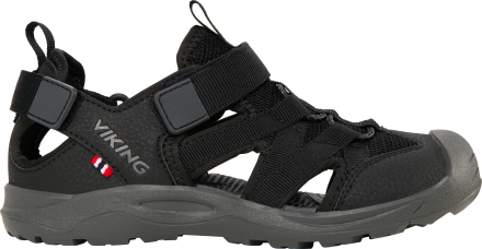 Viking Footwear Viking Juniors' Adventure Black/Charcoal Sandaler 34