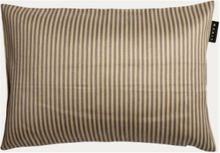 Calcio Cushion Cover Home Textiles Cushions & Blankets Cushion Covers Beige LINUM*Betinget Tilbud