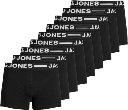 Jack & Jones Boxershorts SENSE Trunks 9-pack Zwart-M