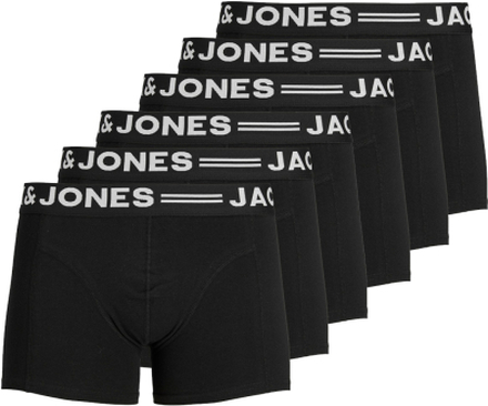 Jack & Jones Boxershorts SENSE Trunks 6-pack Zwart-XXL