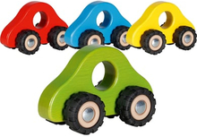 goki Gribekøretøjer, rød/blå/grøn/gul