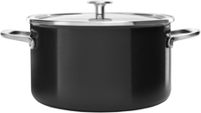 Kitchenaid - Steel Core Enamel gryte emalje 6L svart