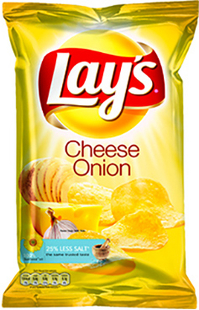 Lay's Cheese & Onion Chips - 175 gram