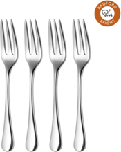 Radford Bright Pastry Fork, Set Of 4 Home Tableware Cutlery Forks Silver Robert Welch