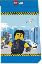Kalaspåsar Lego City Blå - 4-pack