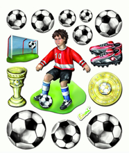 XXL 3D-Sticker Fußball