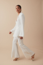 Gina Tricot - Flare trousers - wide - White - L - Female