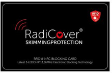 RADICOVER Skim-Block Kort 3-Led RFID NFC Skimmingskydd