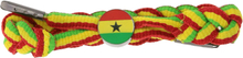 C3 Armband angesagtes Textil-Armband Ghana Flagge Gelb/Rot/Grün