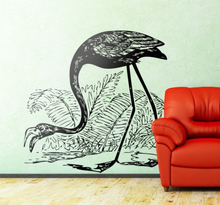 Flamingo illustratie sticker