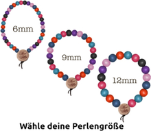 WOOD FELLAS Perlen-Armband modischer Holz-Schmuck Deluxe Pearl Bracelet Bunt