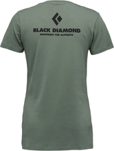 Black Diamond Black Diamond Women's Equipment For Alpinists SS Tee Laurel Green Kortermede trøyer XS