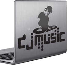 Sticker Laptop Dj Muziek