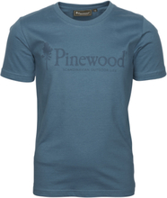 Pinewood Pinewood Kids' Outdoor Life T-Shirt Azur Blue T-shirts 116