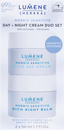 Lumene Nordic Sensitive Day & Night Duo Set 100 St.