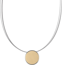 TeNo Damen Design Collier Pura aus Edelstahl-Gold sandmatt, Ø15,0mm