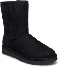 W Classic Short Ii Shoes Boots Ankle Boots Ankle Boots Flat Heel Black UGG