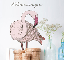 Flamingo muursticker
