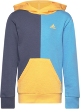 Essentials Colorblock Hoodie Kids Sport Sweatshirts & Hoodies Hoodies Blue Adidas Performance