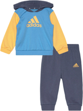 Essentials Colorblock Jogger Set Kids Sport Sweatsuits Blue Adidas Performance