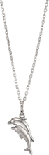 Rhomberg Mädchen Halskette mit Anhänger Silber rhodiniert Delfin 38-40 cm verstellbar