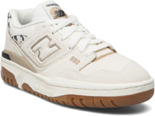 New Balance Bb550 Kids Bungee Lace Sport Sneakers Low-top Sneakers Cream New Balance