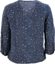 s.Oliver Shirt luftiges Damen Blusen-Shirt aus reiner Viskose Blau