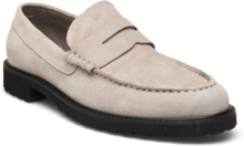 Penny Loafer - Earth Suede Loafers Flade Sko Beige Garment Project