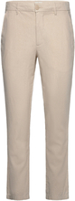 Sdallan Liam Bottoms Trousers Casual Beige Solid