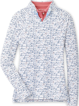 Birdie Print Raglan Sleeve Perth Layer Tops Sweatshirts & Hoodies Sweatshirts White Peter Millar