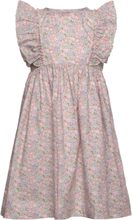 Dress In Liberty Fabric Dresses & Skirts Dresses Casual Dresses Short-sleeved Casual Dresses Multi/patterned Huttelihut