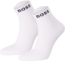 BOSS 2P Cotton Mix Ankle Sock Weiß Gr 43/46 Herren