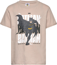 Tshirt Tops T-Kortærmet Skjorte Beige Batman