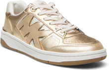 Rebel Lace Up Low-top Sneakers Gold Michael Kors