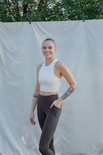 Girlfriend Collection Dylan Crop Bra - Made from Recycled Plastic Bottles