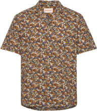 Short-Sleeved Cuban Shirt Tops Shirts Short-sleeved Orange Revolution