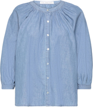 Pd-Lola Lonnie Boheme Shirt Fine De Tops Shirts Denim Shirts Blue Pieszak