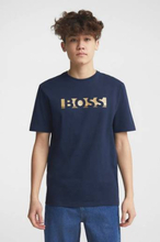 BOSS T-Shirt Short Sleeves Tee-Shirt Blå
