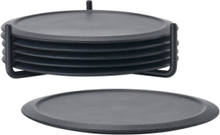 Glasbrikker M. Holder Singles Home Tableware Dining & Table Accessories Coasters Black Z Denmark