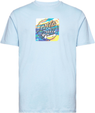 Water View Front T-Shirt Tops T-Kortærmet Skjorte Blue Santa Cruz