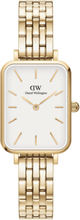 Quadro 20X26 5-Link G White Accessories Watches Analog Watches Gold Daniel Wellington