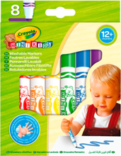 Crayola 8 Mini Kids First Markers Toys Creativity Drawing & Crafts Drawing Coloured Pencils Multi/patterned Crayola