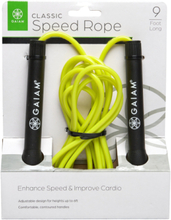 Fitness Classic Speed Rope Sport Sports Equipment Workout Equipment Jump Ropes Yellow Gaiam
